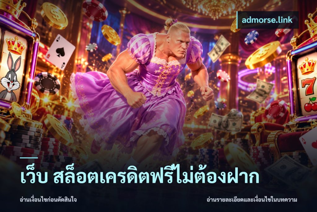 เว็บ สล็อตเครดิตฟรีไม่ต้องฝาก