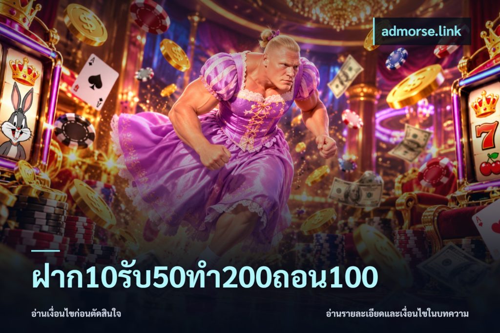 ฝาก10รับ50ทํา200ถอน100
