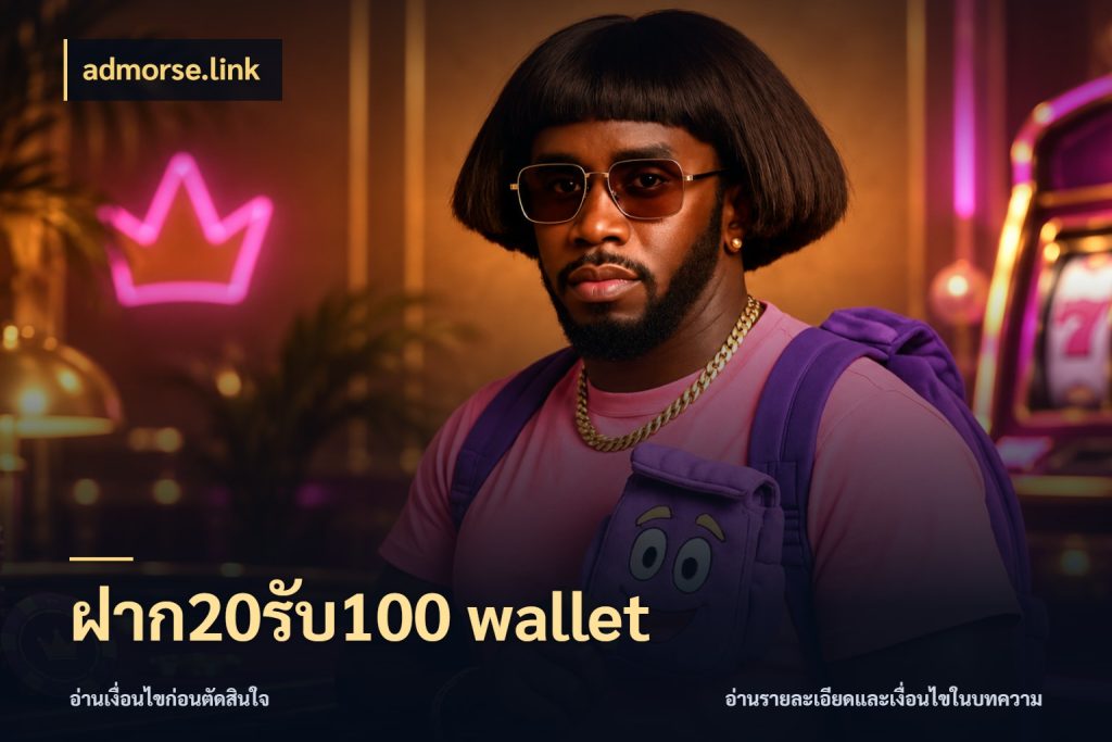 ฝาก20รับ100 wallet จับคู่โบนัสกับสไตล์เกมที่ชอบ กับ admorse.link
