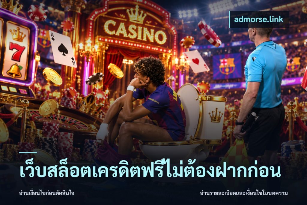 เว็บสล็อตเครดิตฟรีไม่ต้องฝากก่อน