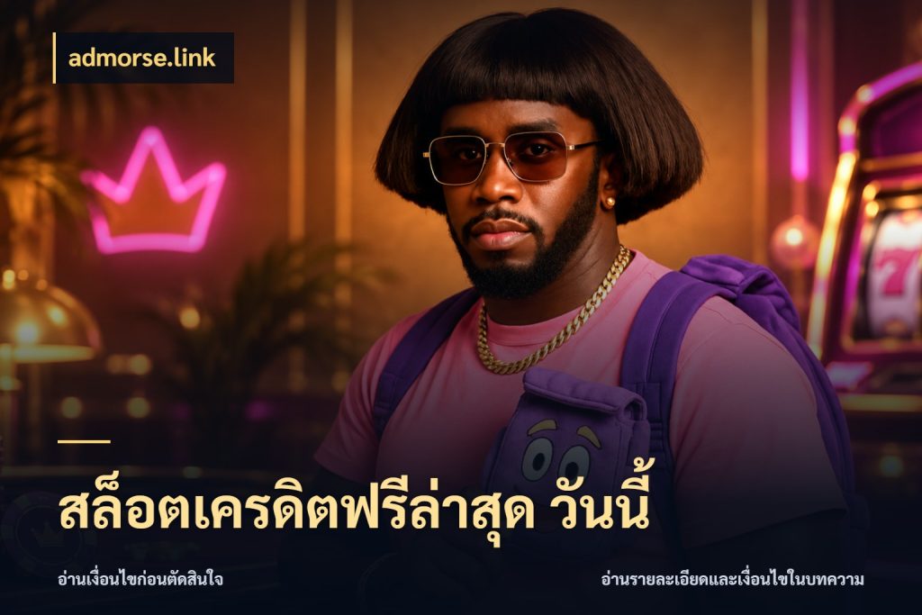 สล็อตเครดิตฟรีล่าสุด วันนี้ admorse.link เลือกสไตล์ความสนุกจากรูปแบบเครดิต
