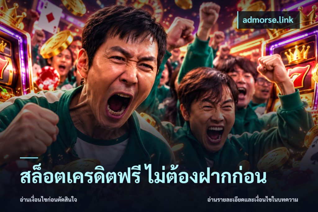 สล็อตเครดิตฟรี ไม่ต้องฝากก่อน