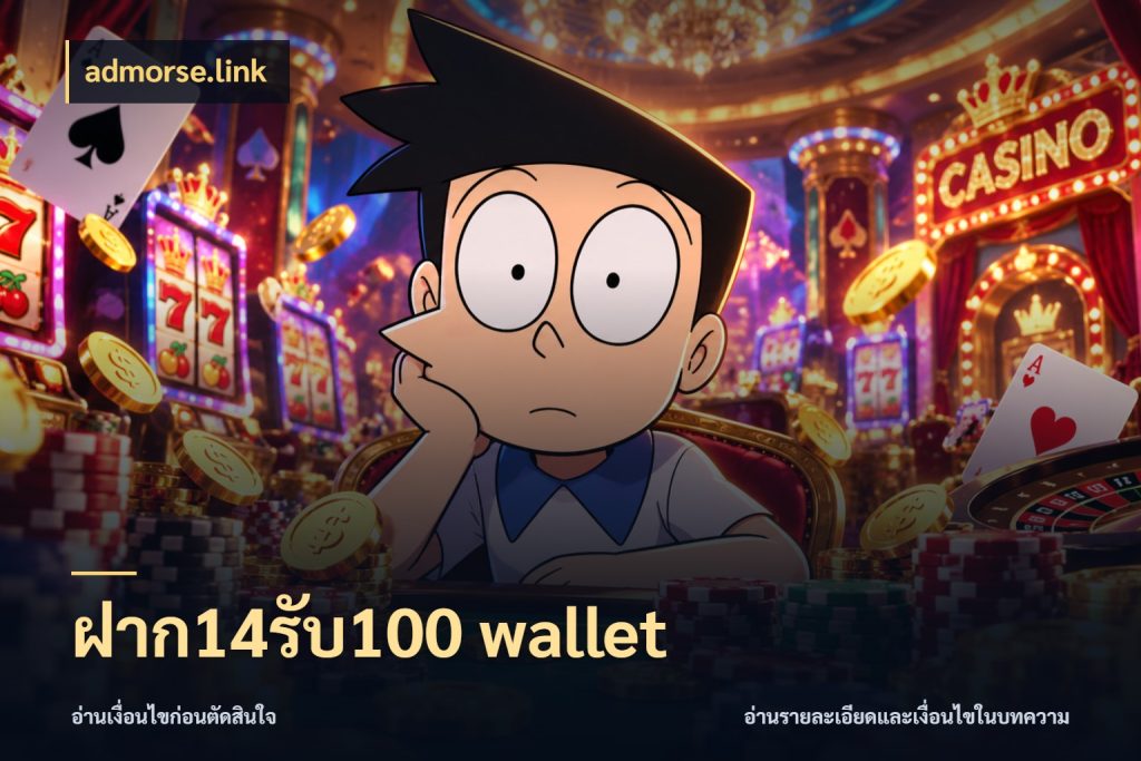 ฝาก14รับ100 wallet จุดเด่นของเครดิตที่คนชอบเกมอยากรู้ กับ admorse.link