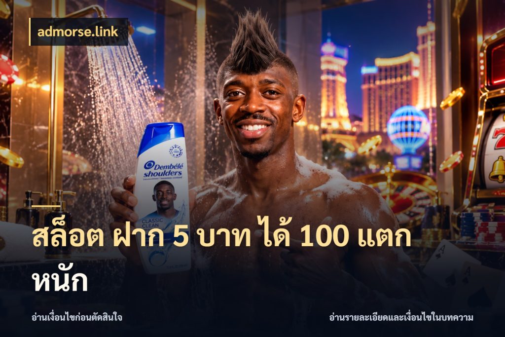สล็อต ฝาก 5 บาท ได้ 100 แตก หนัก เปิดมุมโปรให้เข้ากับเกมแนวโปรด สไตล์ admorse.link