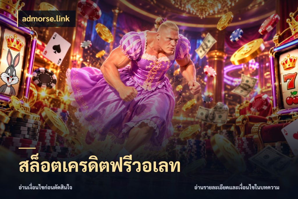 สล็อตเครดิตฟรีวอเลท สายโบนัสเลือกมุมเครดิตให้ตรงสไตล์ ในมุม admorse.link