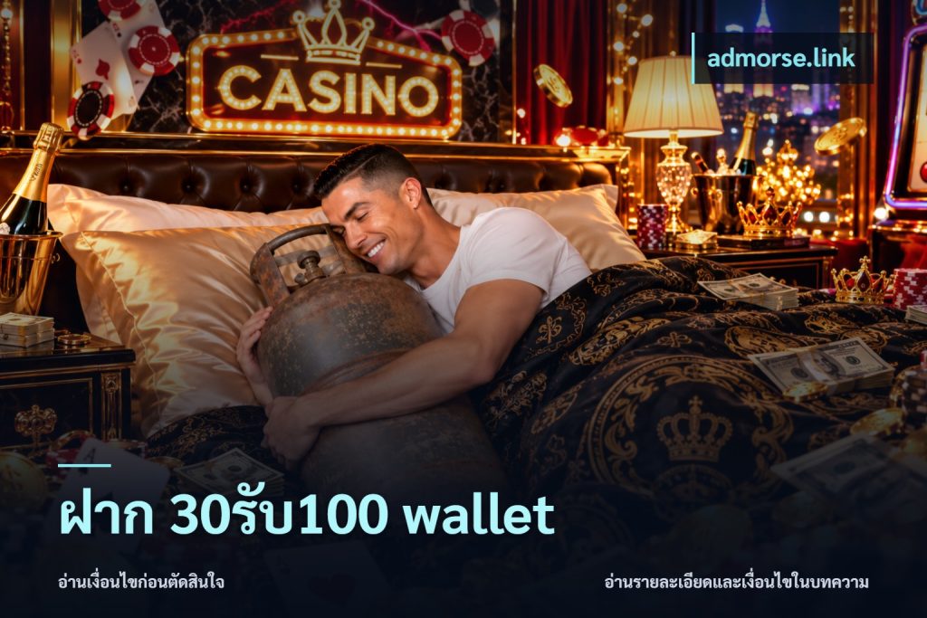 ฝาก 30รับ100 wallet