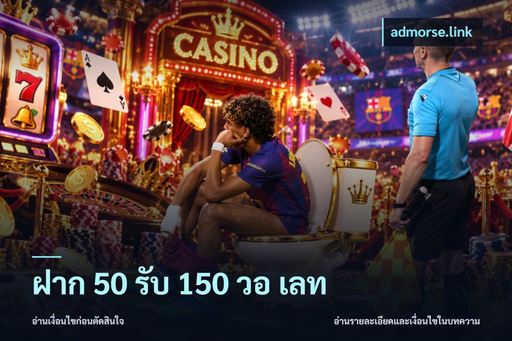 ฝาก 50 รับ 150 วอ เลท