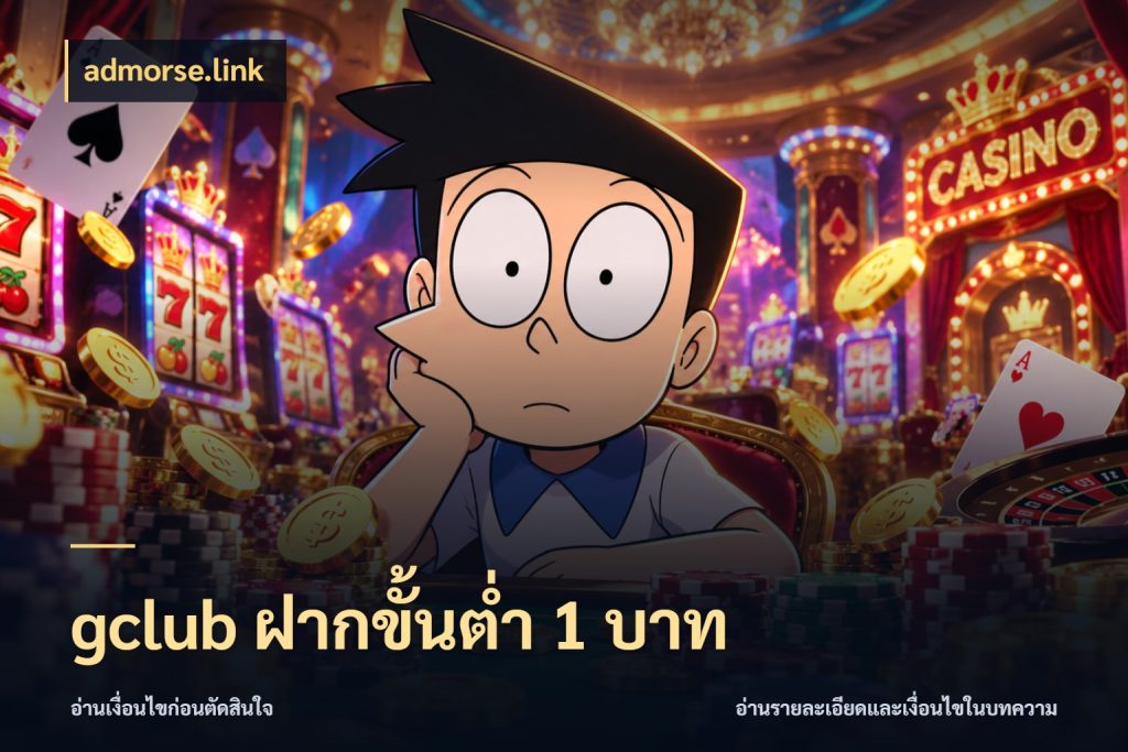 gclub ฝากขั้นต่ำ 1 บาท มุมสนุกของคนที่กำหนดขอบเขตตัวเอง กับ admorse.link