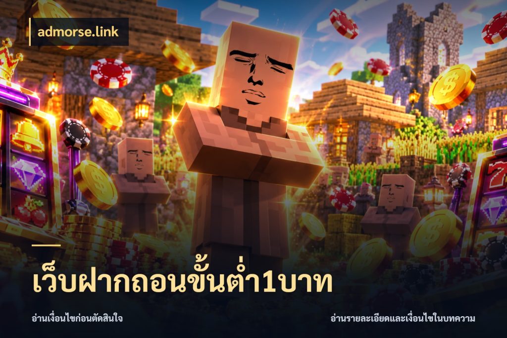 เว็บฝากถอนขั้นต่ำ1บาท รู้จักจำนวนแต่ละแบบก่อนเลือกเกม สไตล์ admorse.link
