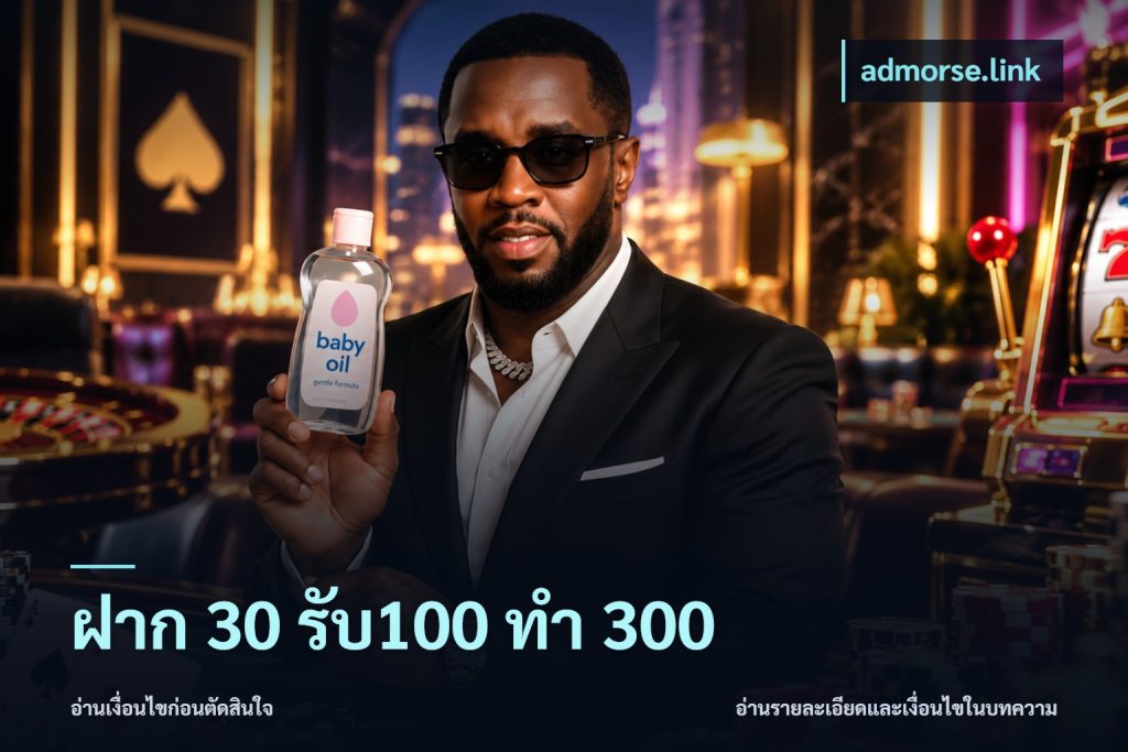 ฝาก 30 รับ100 ทำ 300