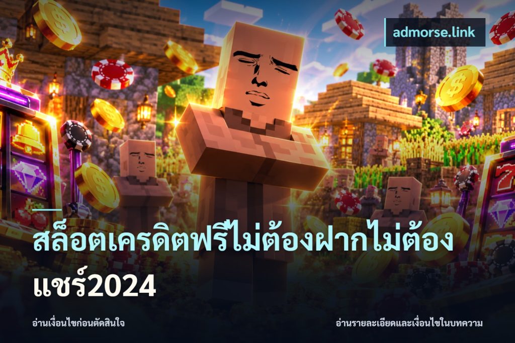 สล็อตเครดิตฟรีไม่ต้องฝากไม่ต้องแชร์2024