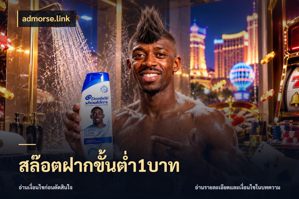 สล๊อตฝากขั้นต่ำ1บาท สายทุนน้อยเลือกความสนุกให้พอดี สไตล์ admorse.link