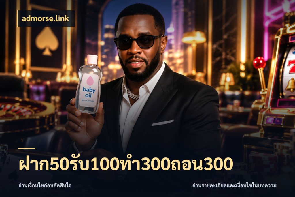 ฝาก50รับ100ทํา300ถอน300 เครดิตกับรูปแบบโปรที่ตรงใจ กับ admorse.link