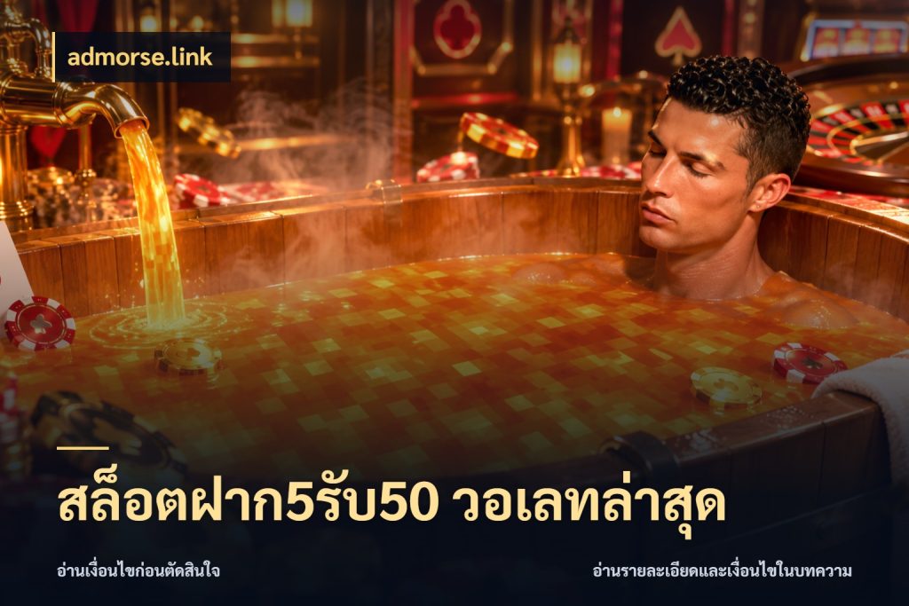 สล็อตฝาก5รับ50 วอเลทล่าสุด โปรยอดรับที่สายเกมสนใจ กับ admorse.link