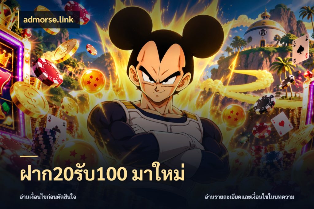 ฝาก20รับ100 มาใหม่