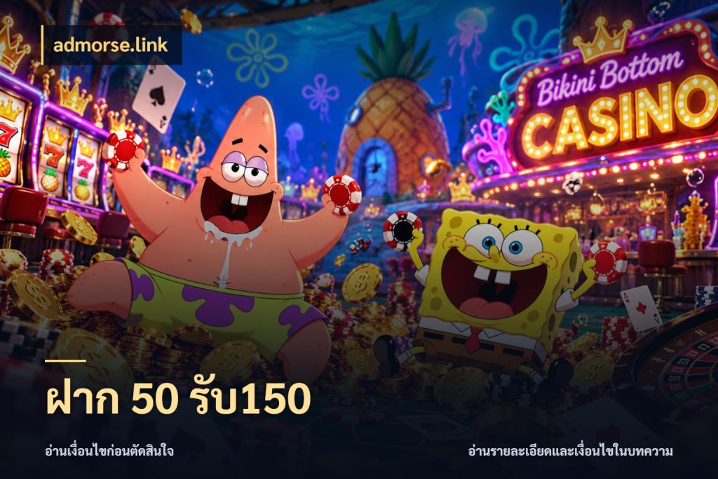 ฝาก 50 รับ150 สนุกกับตัวเลือกโปรในสไตล์ของคุณ ในมุม admorse.link
