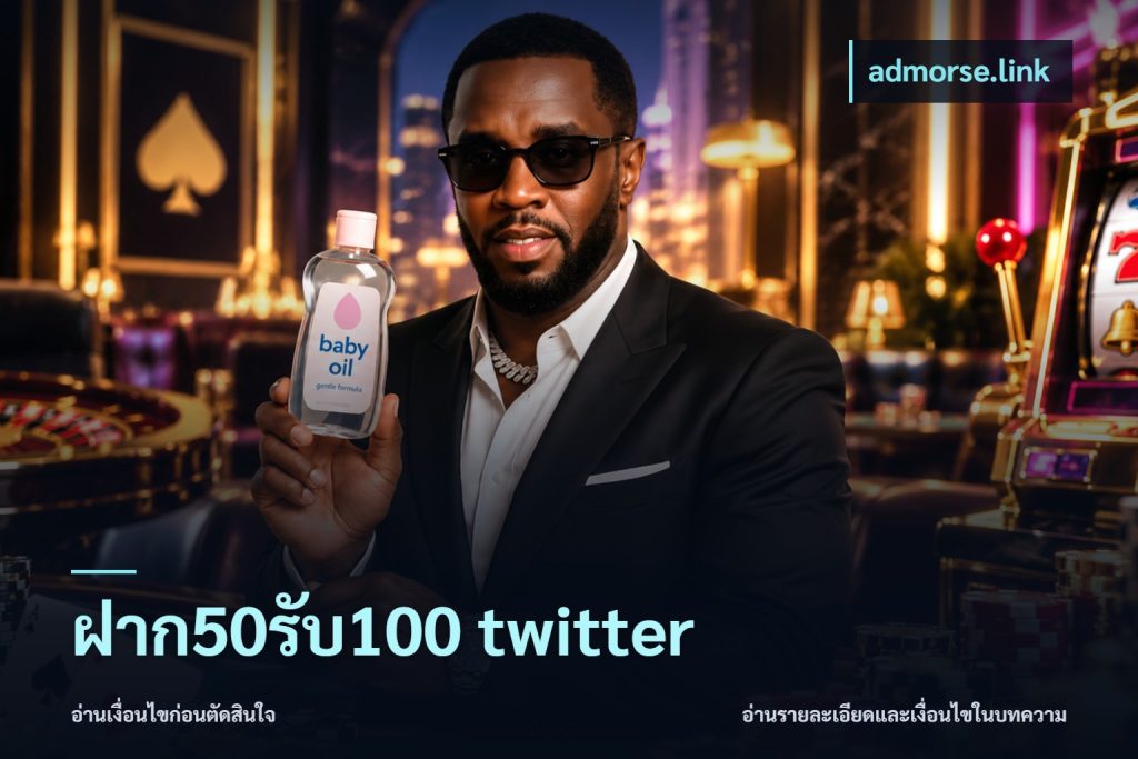 ฝาก50รับ100 twitter