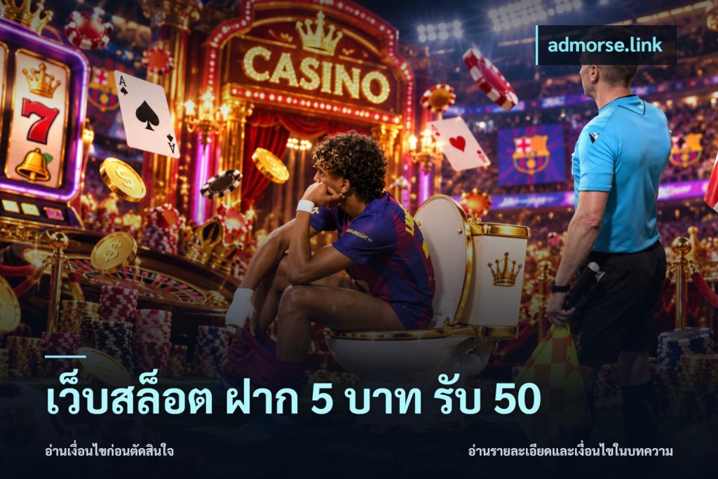 เว็บสล็อต ฝาก 5 บาท รับ 50