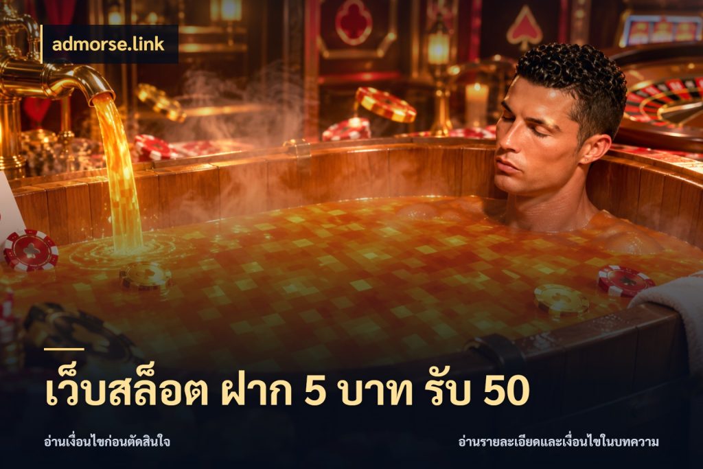 เว็บสล็อต ฝาก 5 บาท รับ 50 เปิดมุมโปรให้เข้ากับเกมแนวโปรด สไตล์ admorse.link