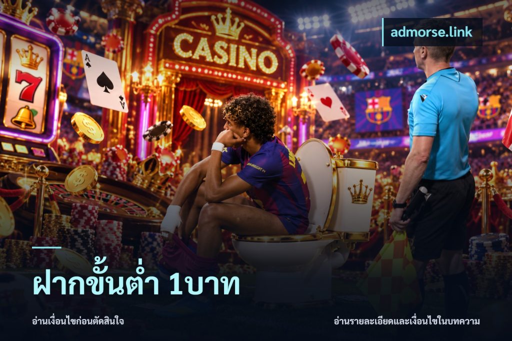 ฝากขั้นต่ำ 1บาท