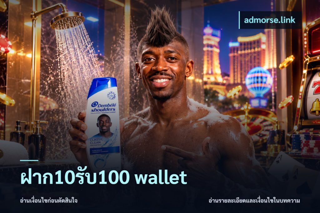 ฝาก10รับ100 wallet