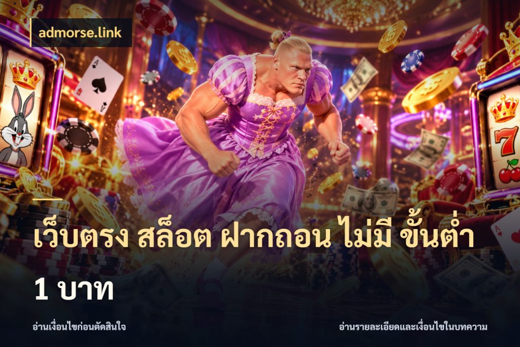 เว็บตรง สล็อต ฝากถอน ไม่มี ขั้นต่ำ 1 บาท admorse.link เงินตั้งต้นกับความสนุกที่คุณกำหนด