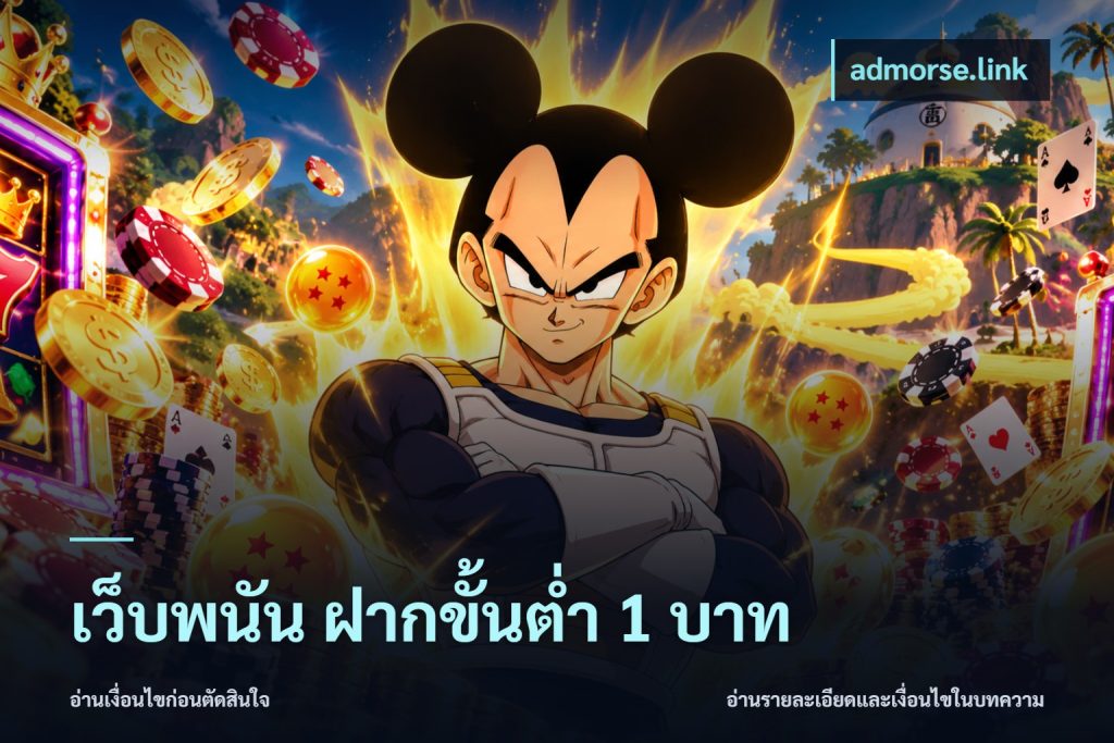 เว็บพนัน ฝากขั้นต่ำ 1 บาท