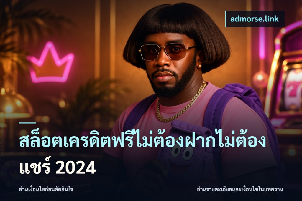 สล็อตเครดิตฟรีไม่ต้องฝากไม่ต้องแชร์ 2024