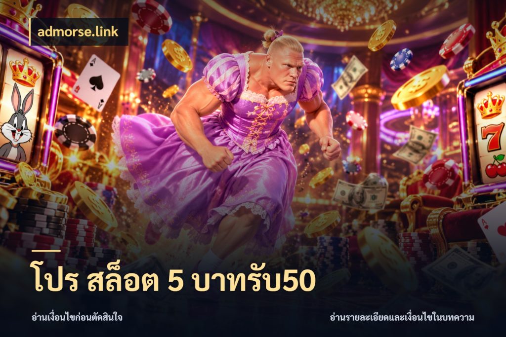 โปร สล็อต 5 บาทรับ50 โปรกับเกมที่ชอบเลือกให้ตรงสไตล์ สไตล์ admorse.link