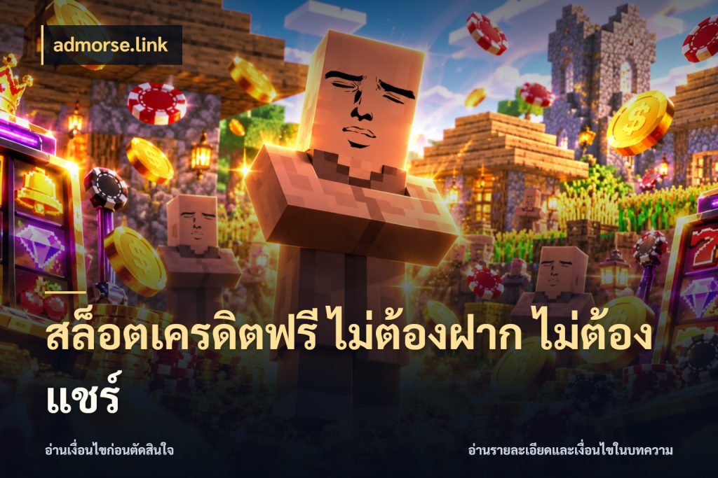 สล็อตเครดิตฟรี ไม่ต้องฝาก ไม่ต้องแชร์ admorse.link จากชื่อเครดิตฟรีสู่ความสนุกที่เข้าใจได้