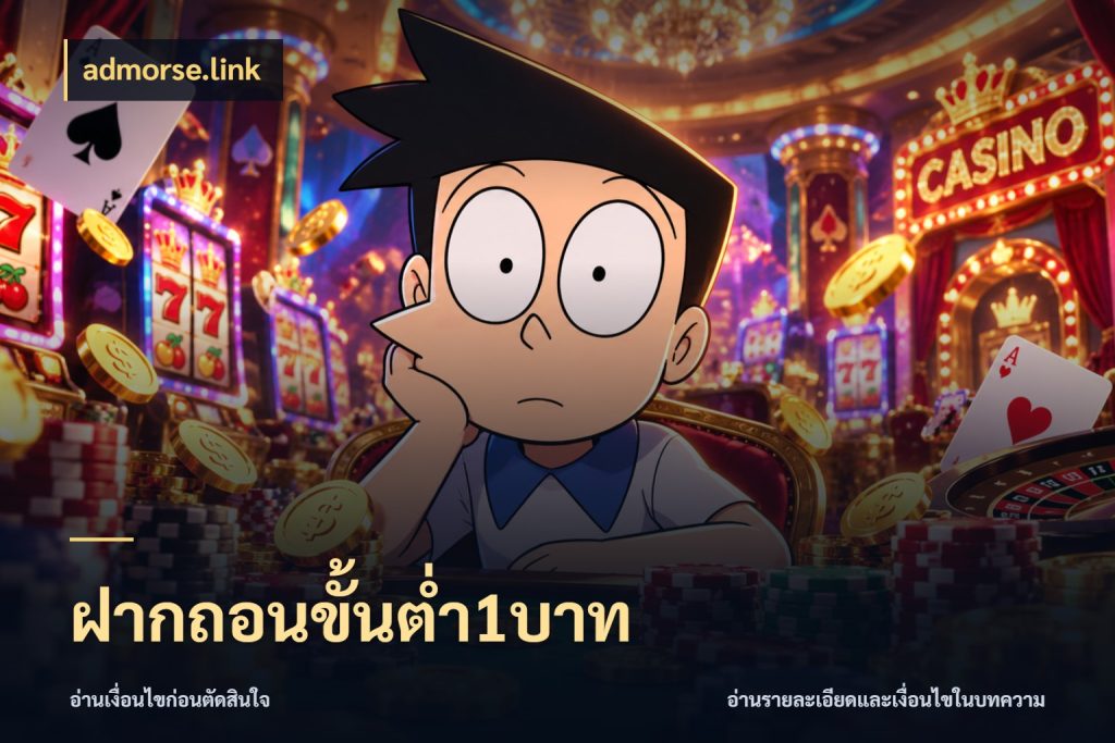 ฝากถอนขั้นต่ำ1บาท admorse.link เกมที่ชอบในขอบเขตเงินของตัวเอง